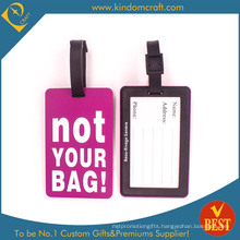 2014fashion Custom Soft PVC Luggage Tag